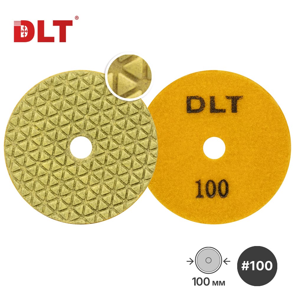 АГШК DLT №11, для сухой шлифовки, #100, 100мм, арт.0933