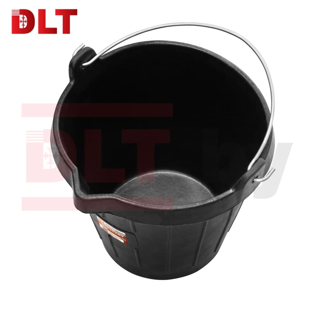 Ведро строительное гибкое с носиком, DLT, 10л (факт. 10л), тип INDUSTRY, арт.2909