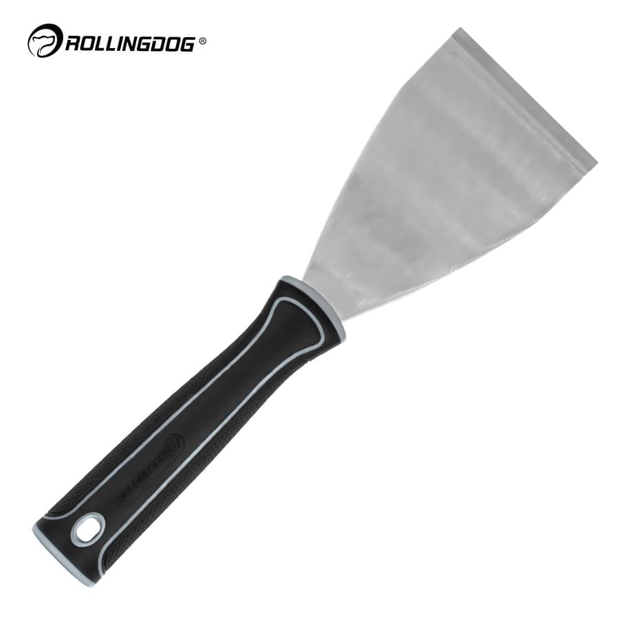 Шпатель-скребок Rollingdog 3&amp;quot; (75мм), изогнутый, защелка/конус, арт.50445