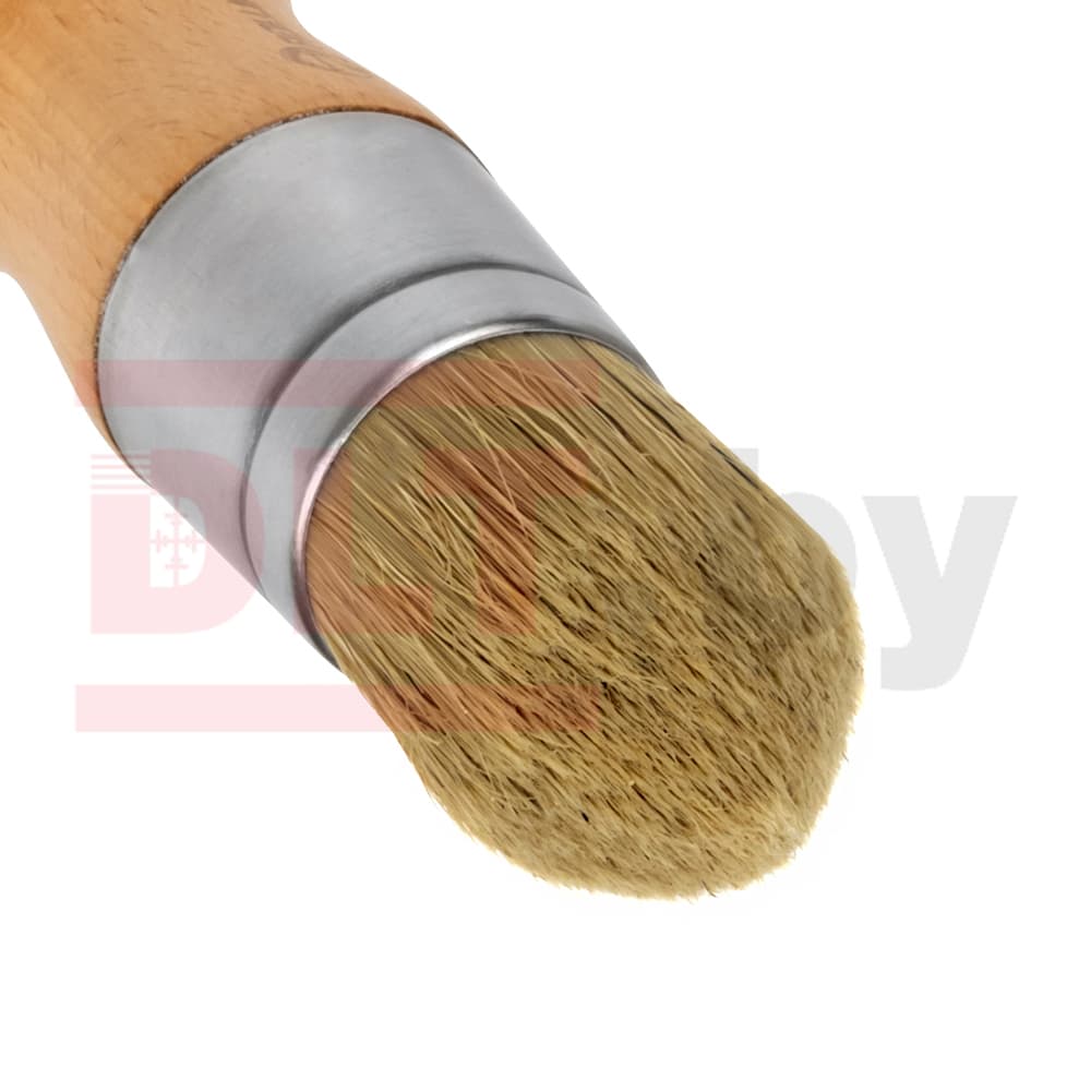 Кисть с короткой ручкой Rollingdog Design 38мм, круглая, смешанная щетина, серия Professional, арт.10688 - фото 3