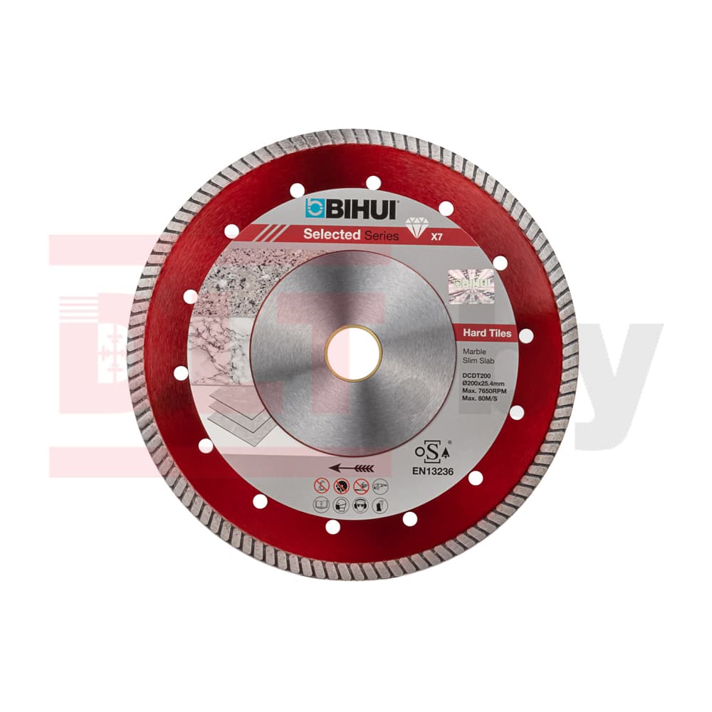 Алмазный диск BIHUI B-TURBO, 200х1,6мм, арт.DCDT200 - фото 4