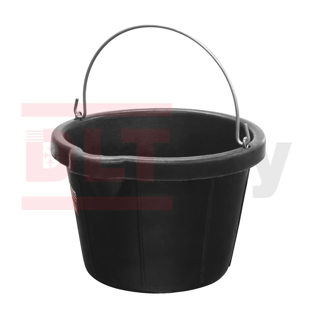 Ведро строительное гибкое, широкое, DLT, 10л (факт. 9л), тип RUBBERBUCK, арт.2904 - фото 3