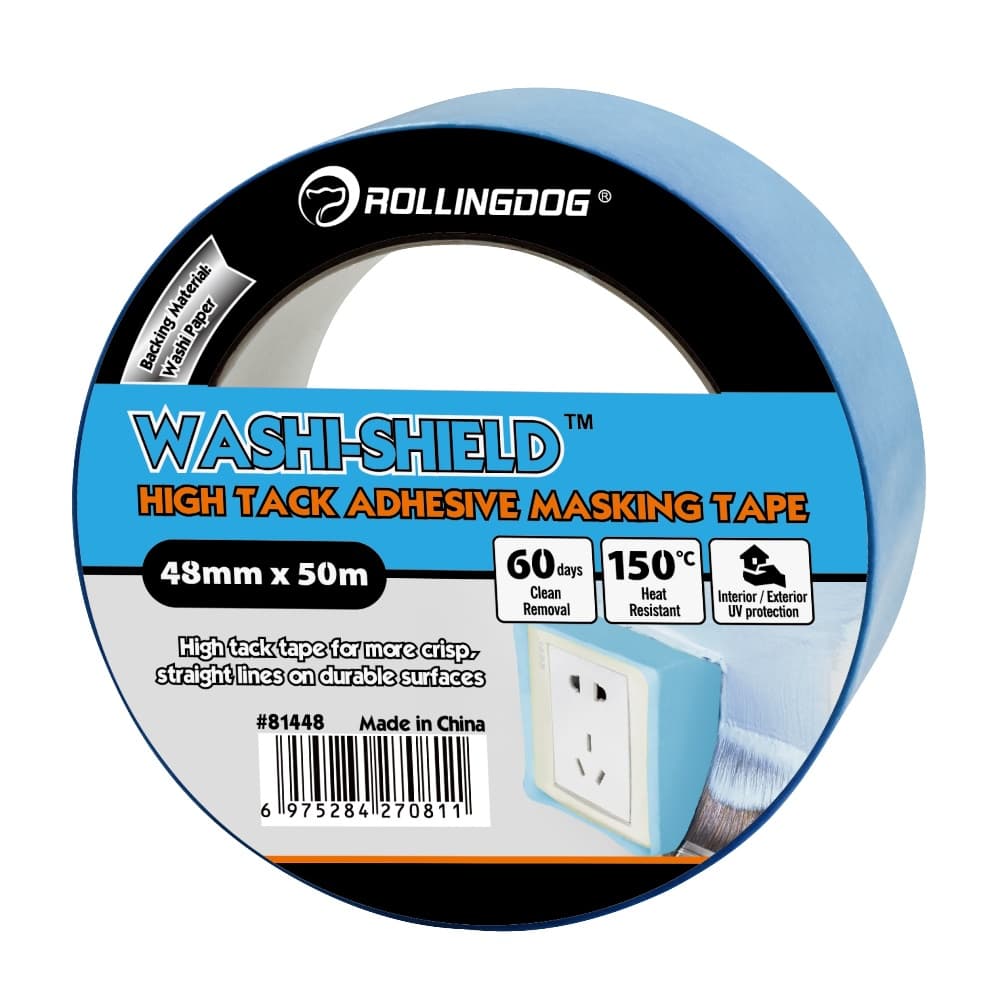 Малярная лента Rollingdog WASHI-SHIELD 48мм x 50м, арт.81448 - фото 6