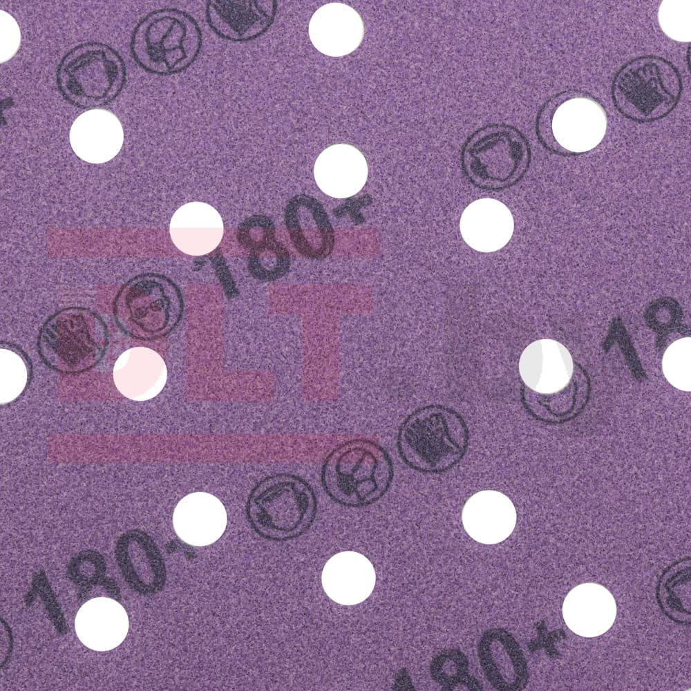 Круг шлифовальный DLT GrandFlex FILM-CERAMIC, P180, 225мм, 10шт, (на плёнке, керамика точной формы), арт.3009 - фото 2