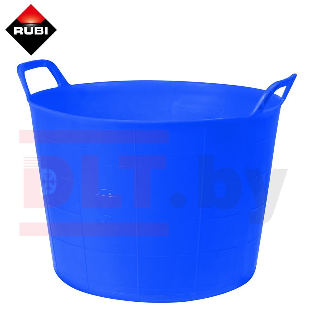Ведро строительное гибкое RUBI (синее), 40л, арт.88721