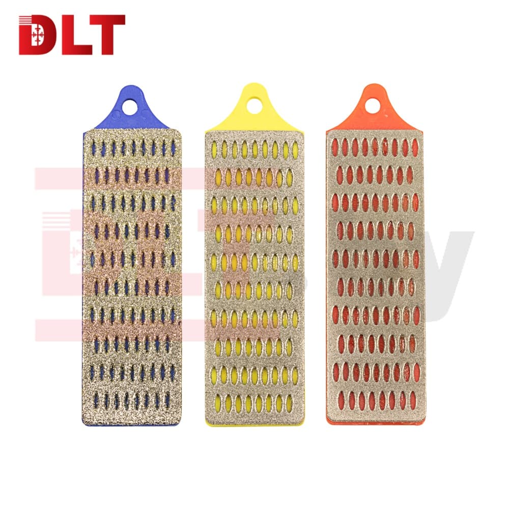 Набор алмазных ручных брусков DLT №2, серия Mini, #60, #100, #180, арт. 4280