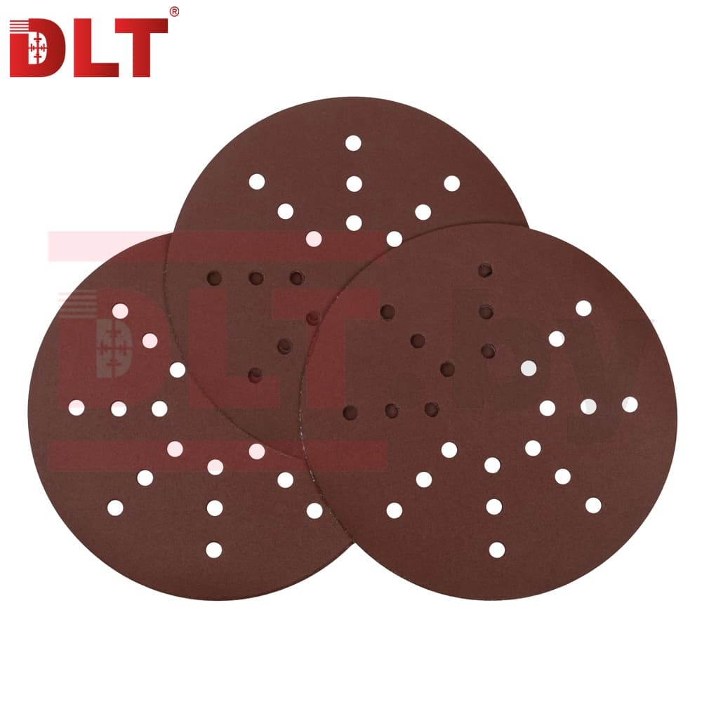 Круг шлифовальный DLT GrandFlex RED, P180, 225мм, 10шт, (на бумаге, оксид алюминия), арт.4510