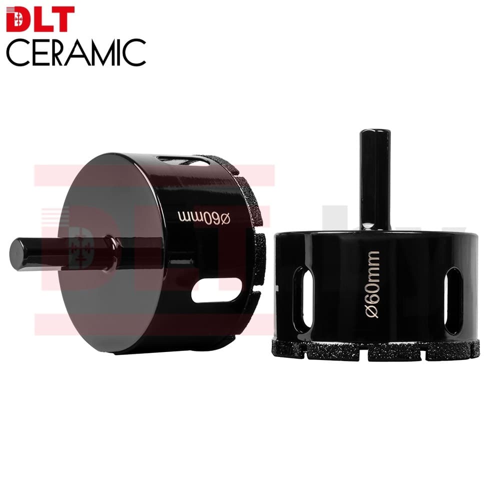 Алмазная коронка по плитке и керамограниту DLT CERAMIC, 60мм, арт.0045