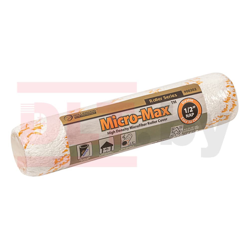 Валик Rollingdog 230мм, ворс 12мм, для каркаса 38мм, микрофибра, арт.00302 - фото 3