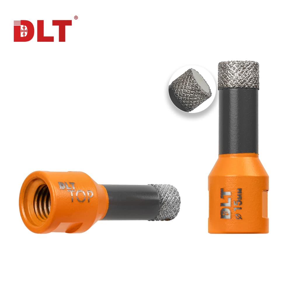 Коронка алмазная для керамогранита и камня DLT TOP, 15мм, арт.2092