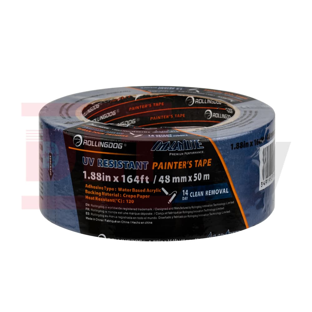 Малярная лента Rollingdog PAINTERS-SHIELD 48мм x 50м, арт.80021 - фото 3
