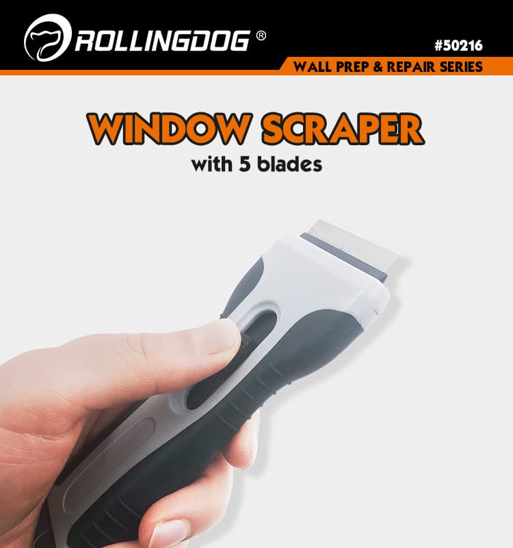 Скребок с 5 сменными лезвиями Rollingdog, серия Professional, арт.50216 - фото 2