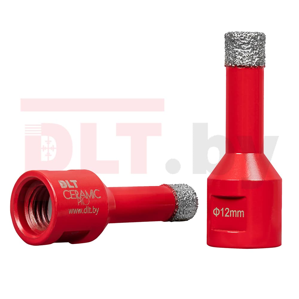 Алмазная коронка по керамограниту DLT CERAMIC PRO,12мм, арт.0690