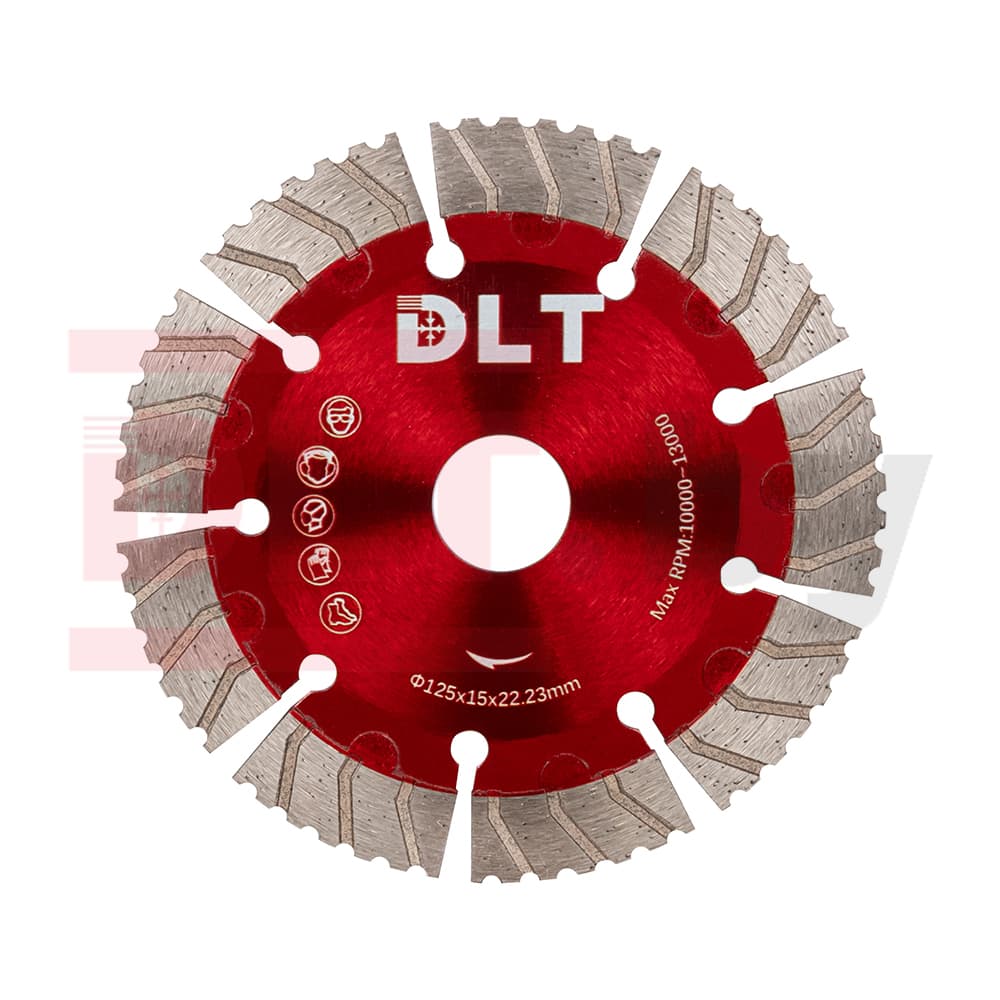 Алмазный диск по бетону DLT DLT №20  (Super Turbo), 125мм, арт.1420 - фото 3