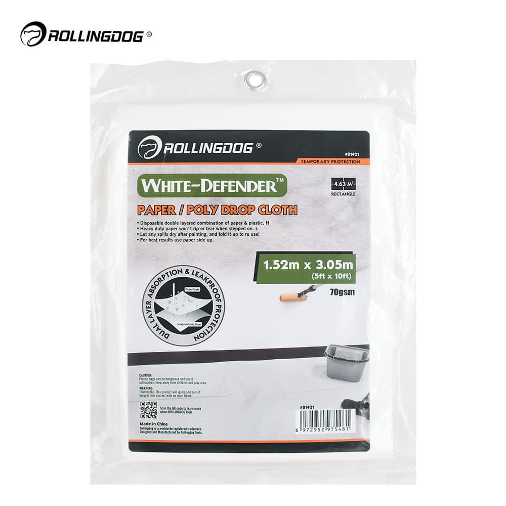 Укрывная пленка Rollingdog WHITE- DEFENDER 152см x 305см, арт.81421