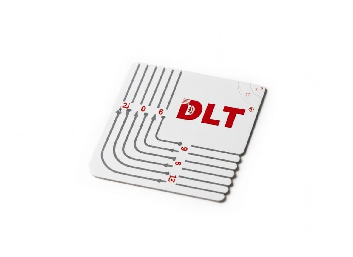 Шаблон для радиусной резки DLT, пластик, арт.5847
