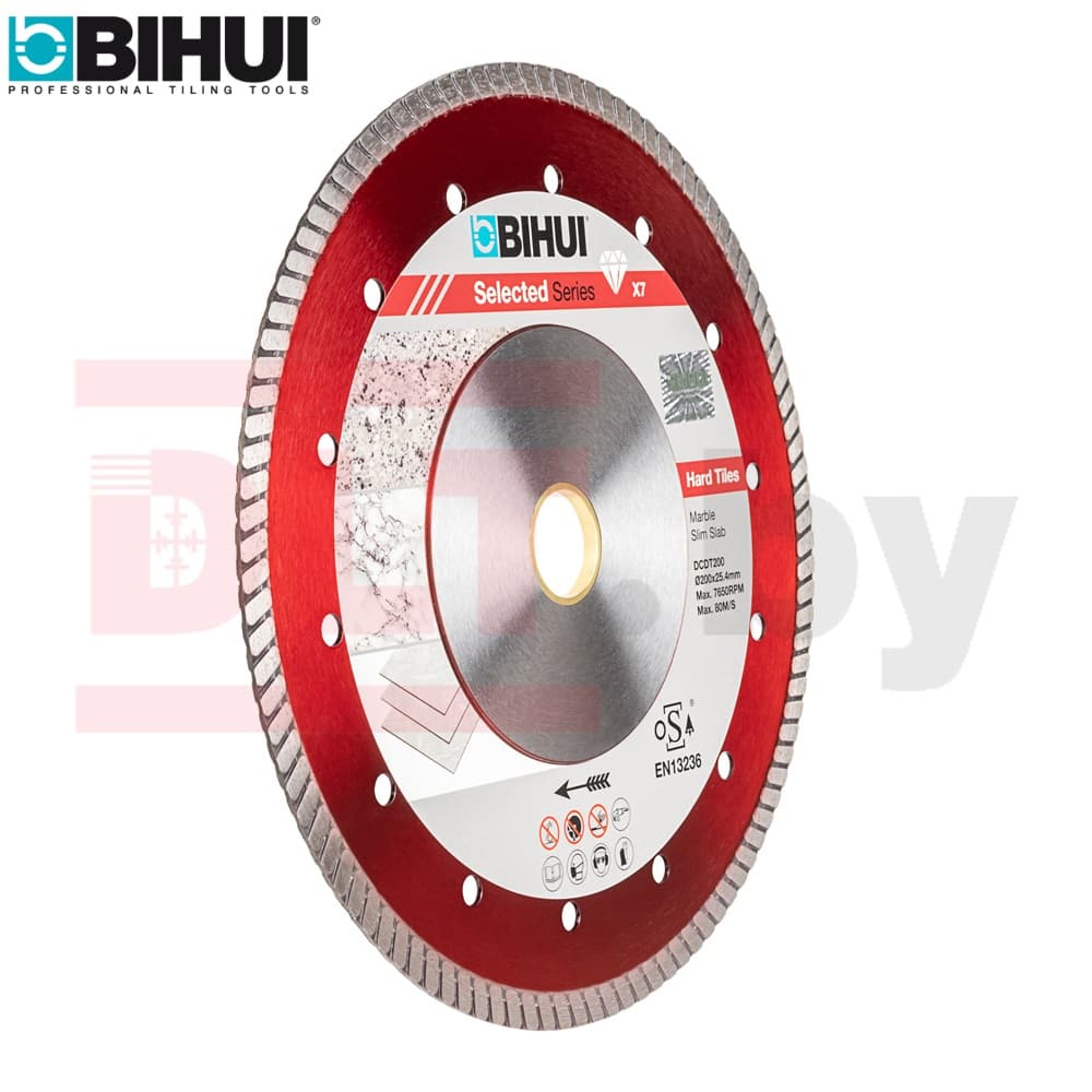 Алмазный диск BIHUI B-TURBO, 200х1,6мм, арт.DCDT200 - фото 3