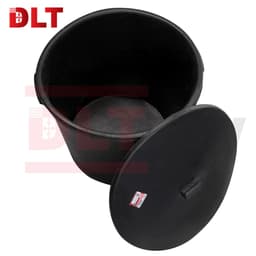 Ведро гибкое с крышкой, DLT, 70л (факт. 65л), тип RUBBERBUCK, арт.2912