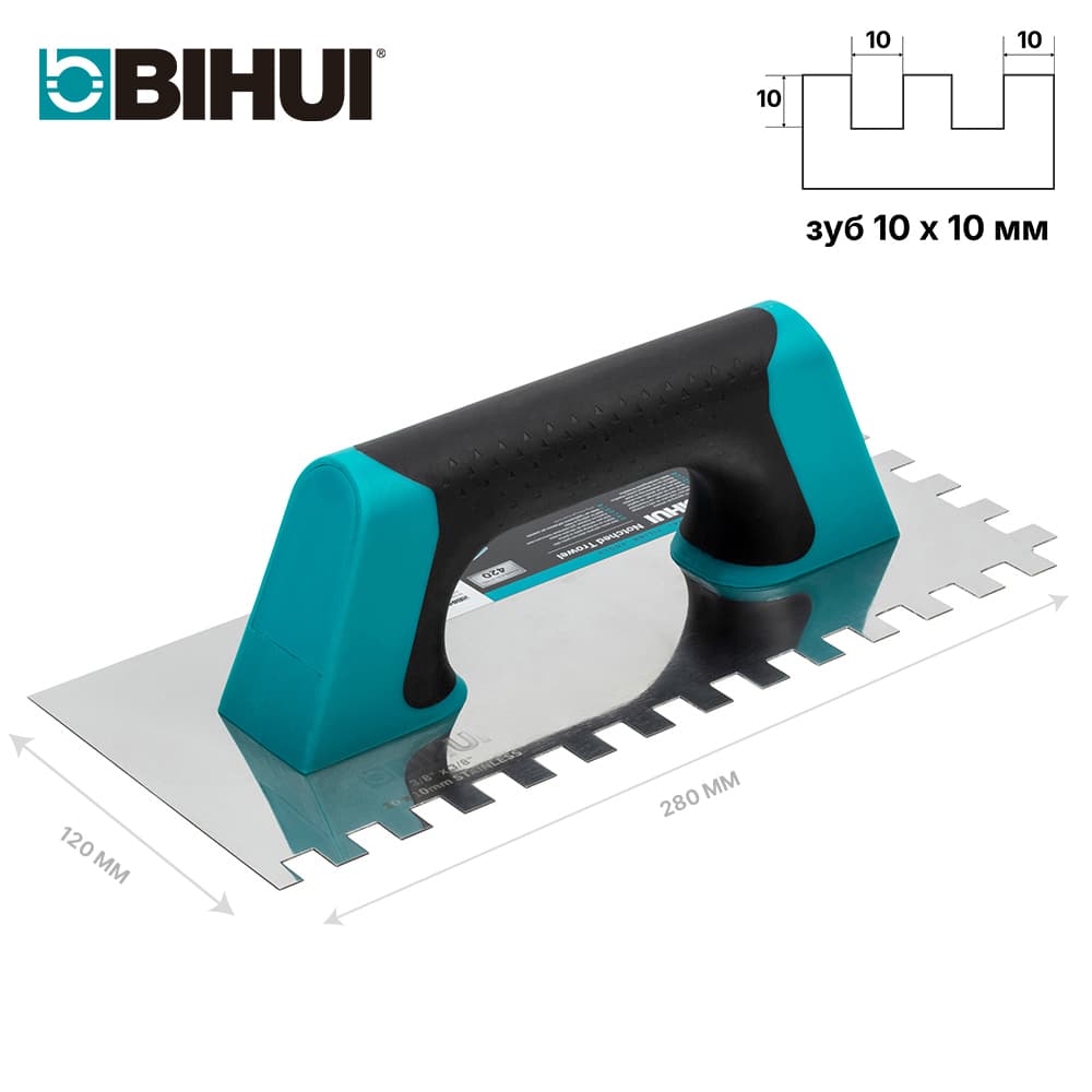 Гребенка BIHUI 280*120мм, зуб 10мм, арт.PTSD10