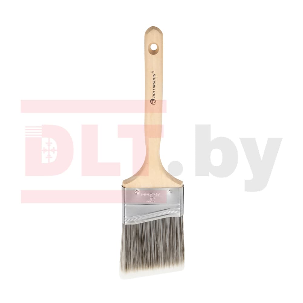 Кисть Rollingdog W1000 75мм, угловой срез, синтетика, серия Professional, арт.10199 - фото 2