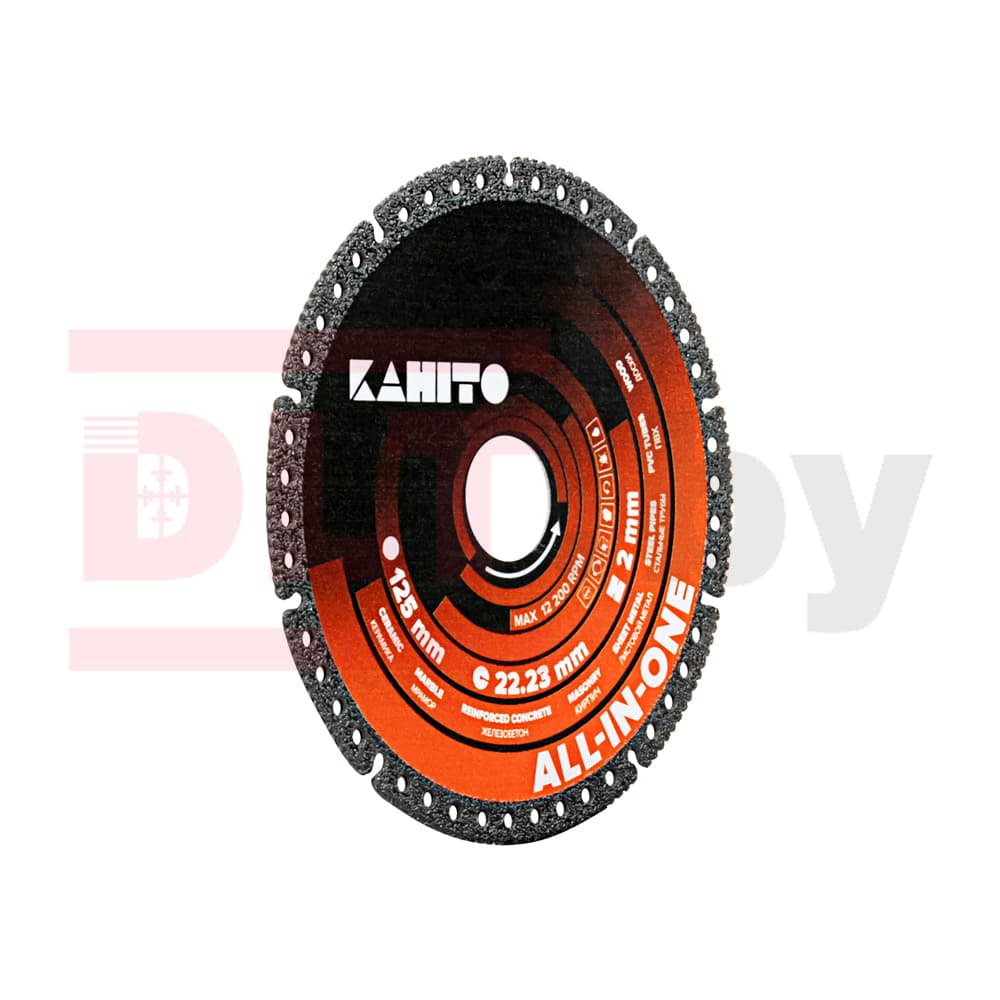 Диск алмазный KAHITO All-in-one 125мм, универсальный, арт.4376 - фото 3