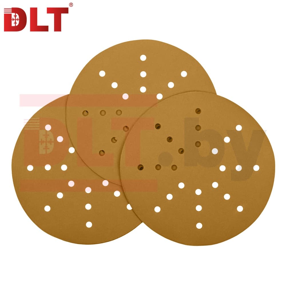 Круг шлифовальный DLT GrandFlex GOLD, P150, 225мм, 10шт, (на бумаге, оксид алюминия), арт.4519