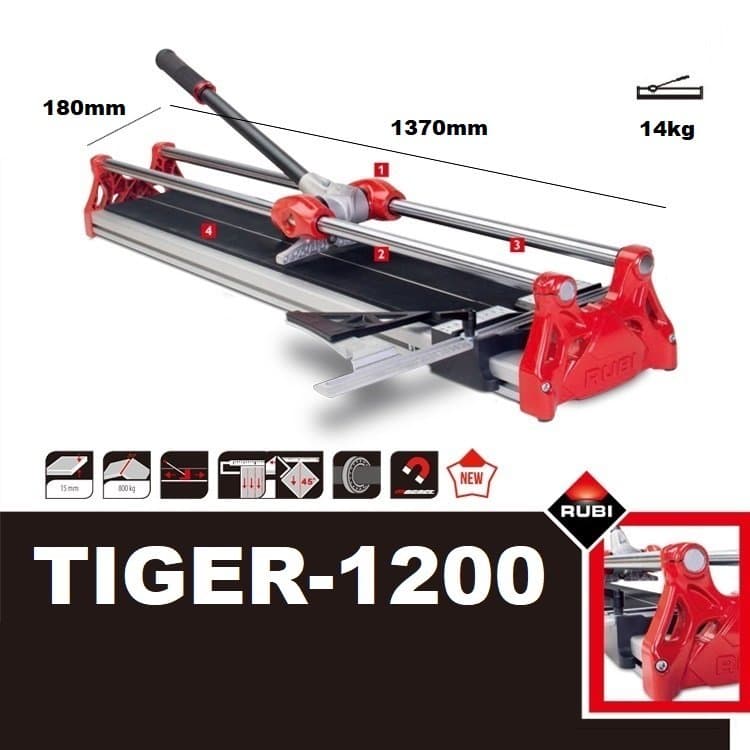 Ручной плиткорез RUBI TIGER-1200 (RUBI Hit 1200)(до 1200мм), арт.14979 - фото 19