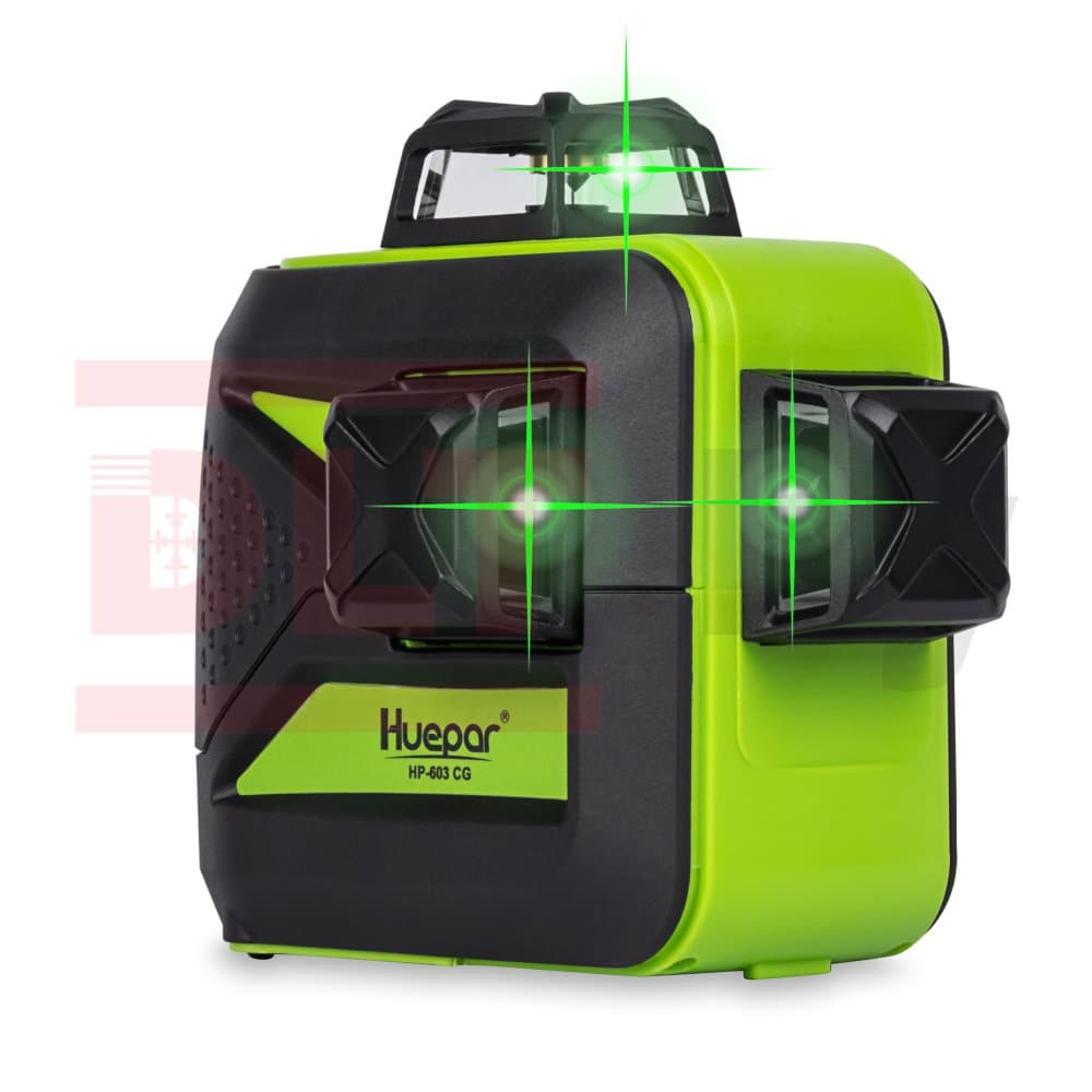 Лазерный уровень (нивелир) 3D Huepar 603CG PRO, арт.0881 - фото 11
