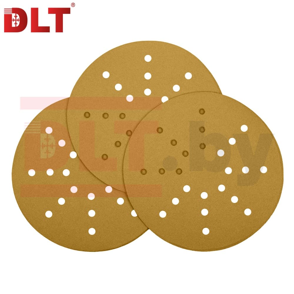 Круг шлифовальный DLT GrandFlex GOLD, P100, 225мм, 10шт, (на бумаге, оксид алюминия), арт.4517