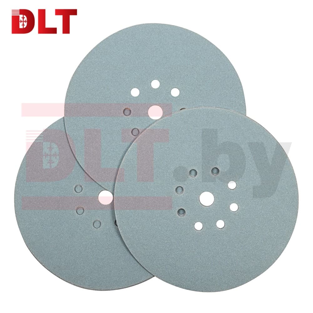 Круг шлифовальный DLT GrandFlex BLUE-CERAMIC, P120, 225мм, 10шт, (на бумаге, керамика и оксид алюминия), арт.3000