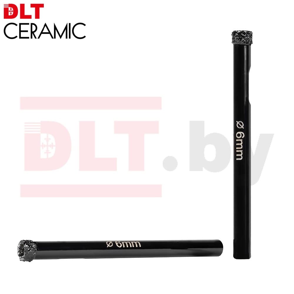 Алмазная коронка по плитке и керамограниту DLT CERAMIC, 6мм, арт.0047