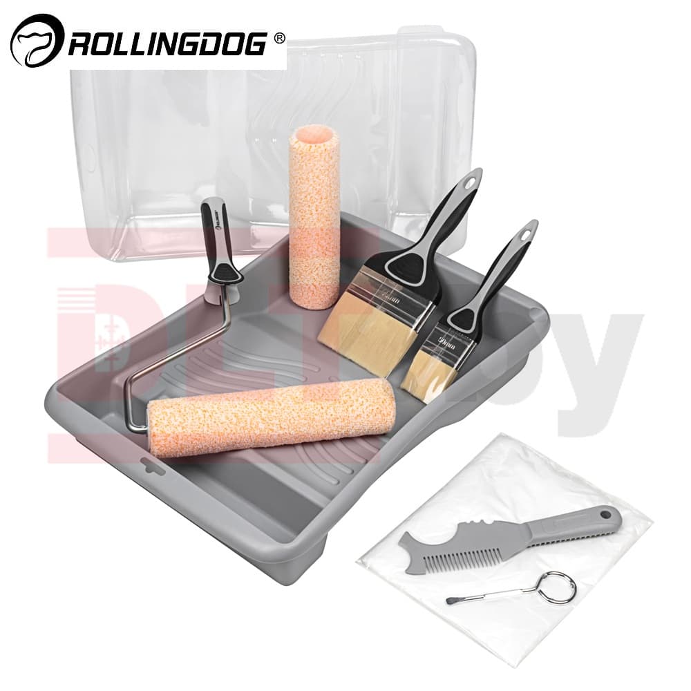 Набор малярный Rollingdog SUPER-MICRO (11 предметов), резьба, арт.70301