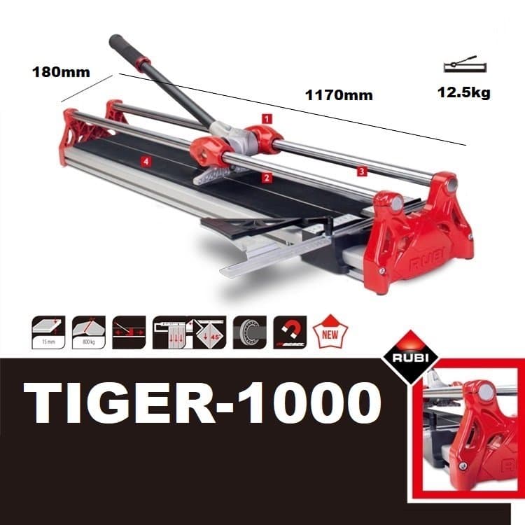 Ручной плиткорез RUBI TIGER-1000 (RUBI Hit 1000)(до 1000мм), арт.14966 - фото 19