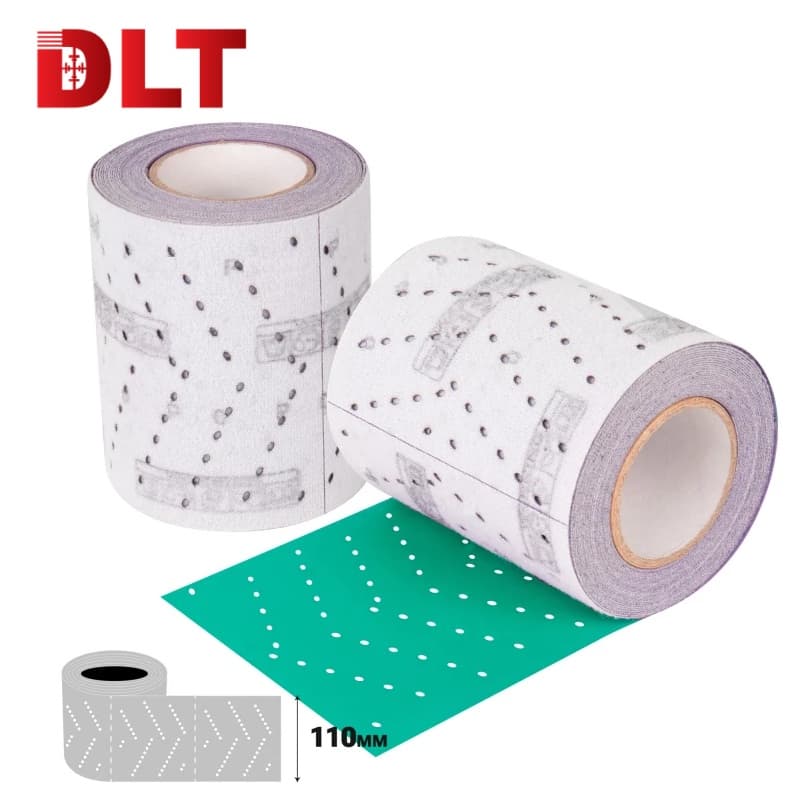 Шлифовальный лист в рулоне DLT GrandFlex FILM-ROLL PRO, P320, 110мм*12м, (на пленке, керамика и оксид алюминия), арт.3631