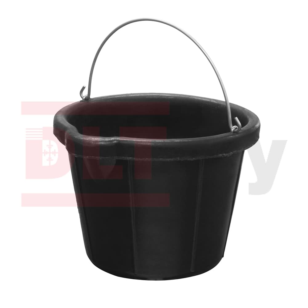 Ведро строительное гибкое с градуировкой, DLT, 8л (факт. 7,3л), тип RUBBERBUCK, арт.2902 - фото 3