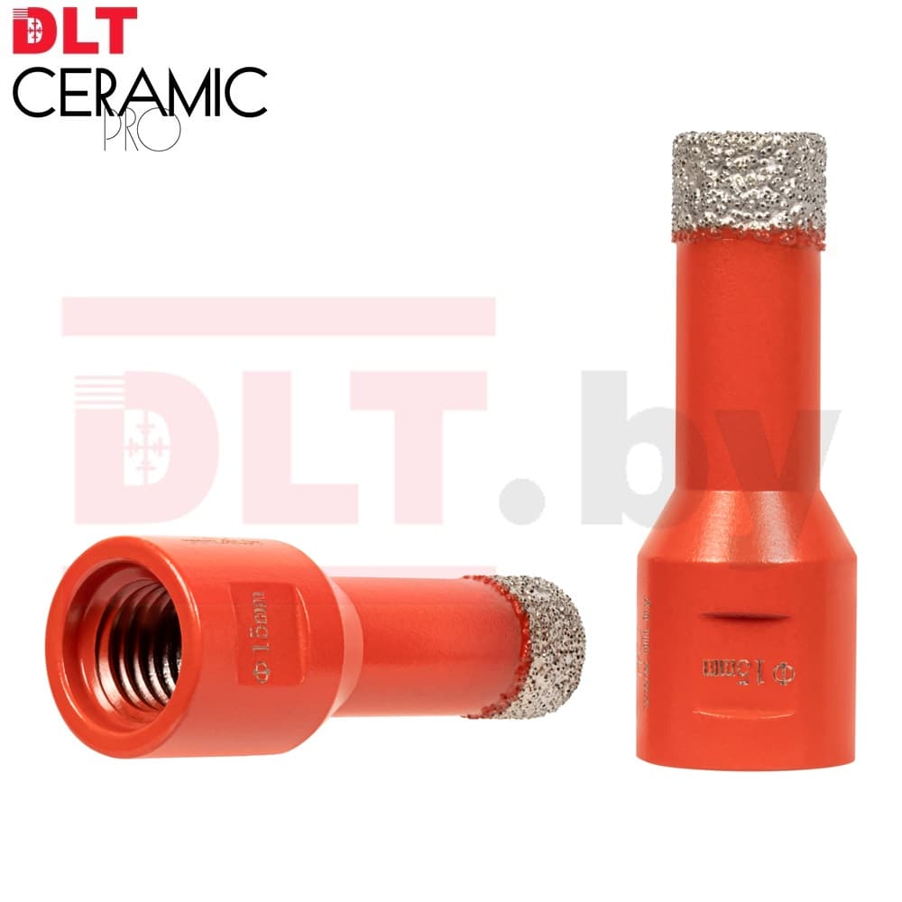 Алмазная коронка по керамограниту DLT CERAMIC PRO,15мм, арт.0844
