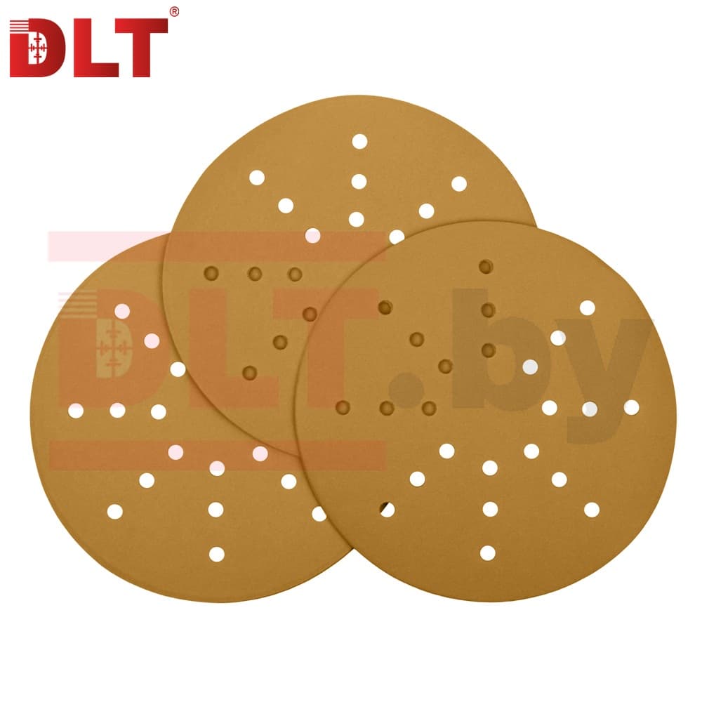 Круг шлифовальный DLT GrandFlex GOLD, P180, 225мм, 10шт, (на бумаге, оксид алюминия), арт.4520