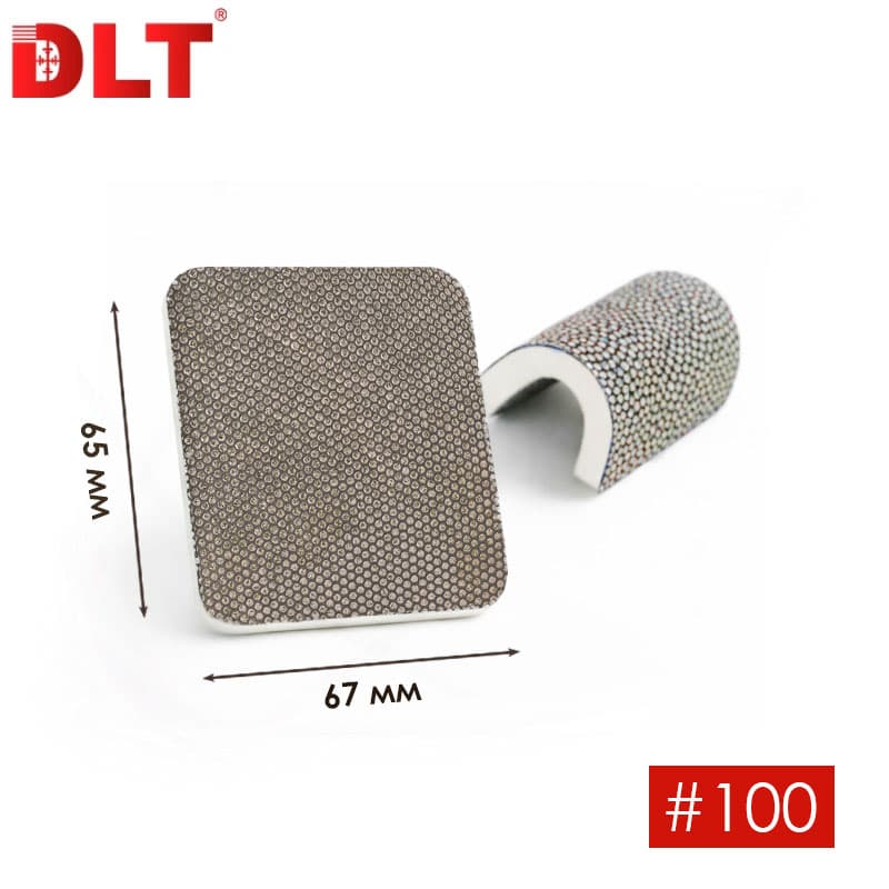 Притир алмазный (шлифовальный брусок) DLT #100, гибкий, арт.4580