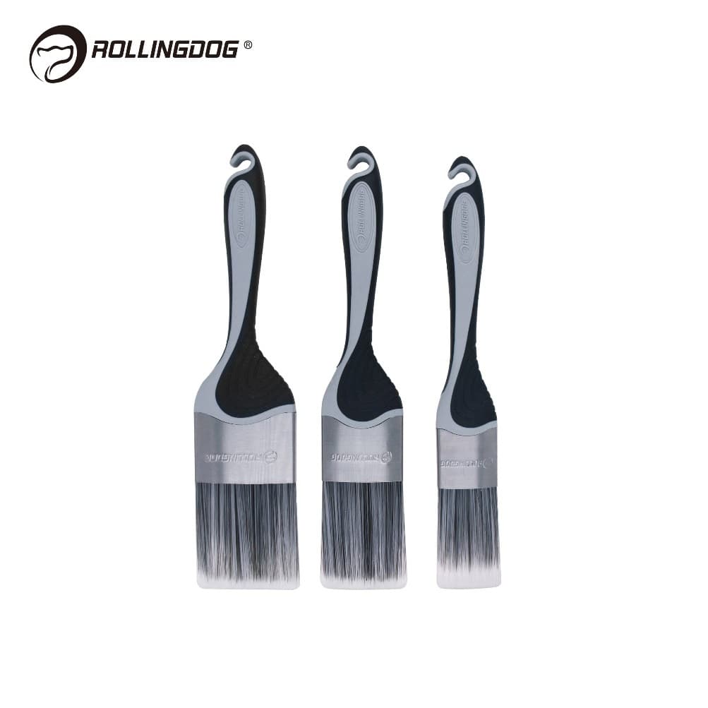 Набор кистей Rollingdog 37/50/62мм, синтетика серия Professional, арт.10545 - фото 7