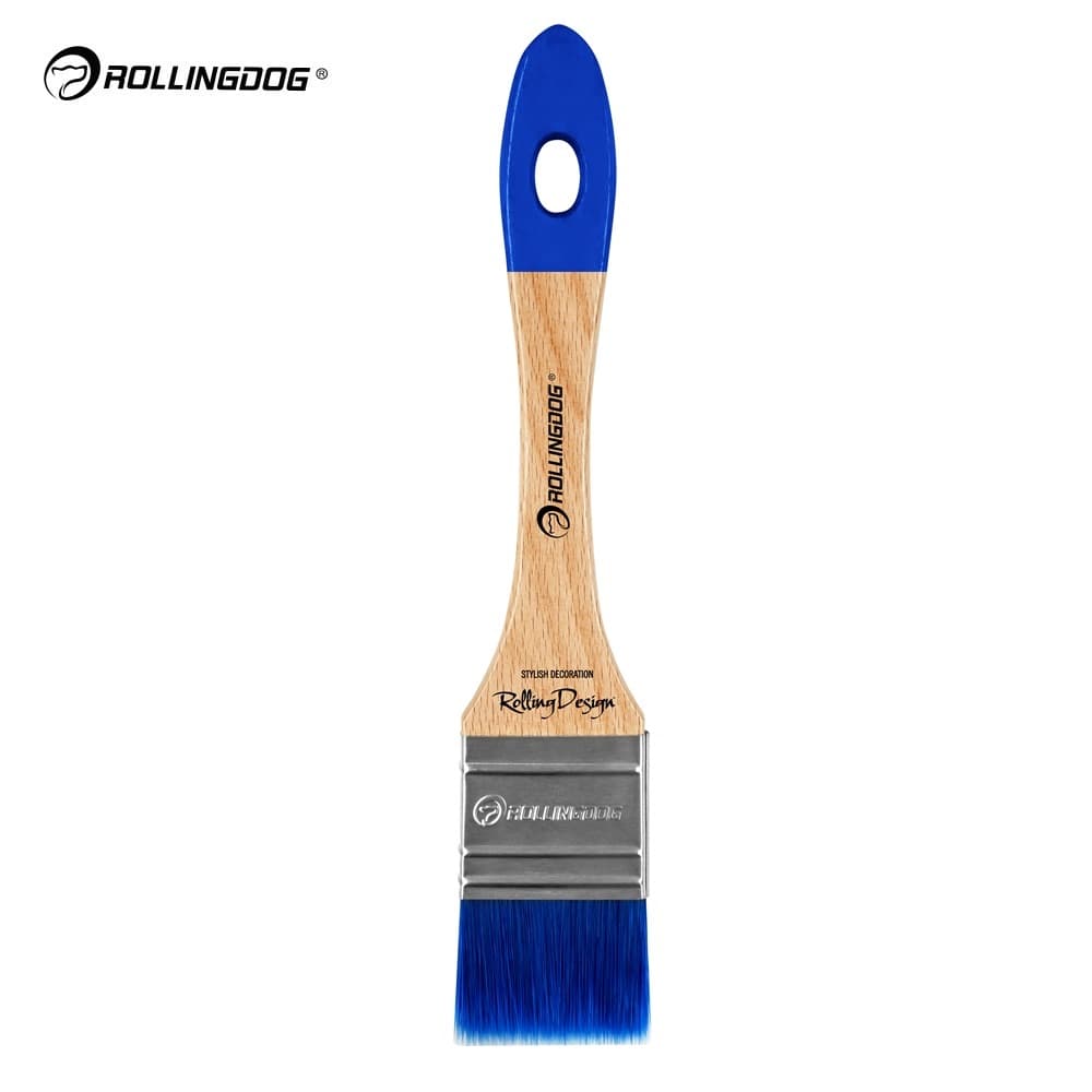Кисть Rollingdog Detail Brush 40мм, прямой срез, синтетика, серия Elite, арт.10672
