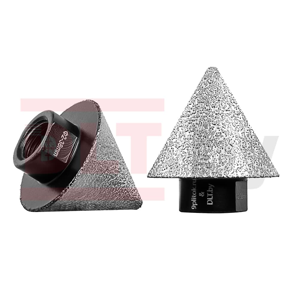 Конусная алмазная фреза CERAMIC PRO cone 2-38мм, DLT&amp;amp;9plitok, арт.0369