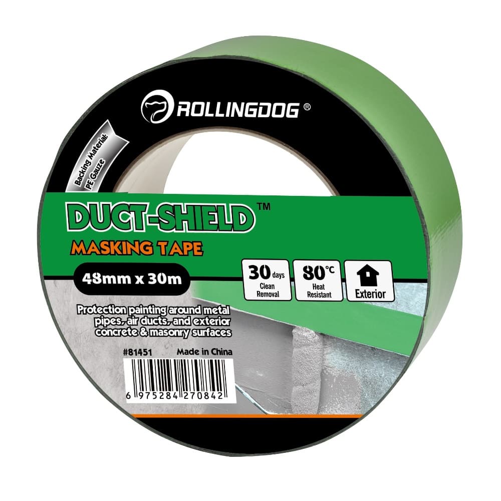 Малярная лента Rollingdog DUCT-SHIELD 48мм x 30м, арт.81451 - фото 6