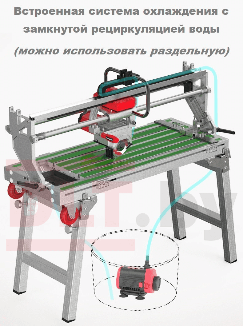 Электрический плиткорез SHIJING 9063, рез до 1600мм (с АВТОМАТИКОЙ), арт.1357 - фото 8