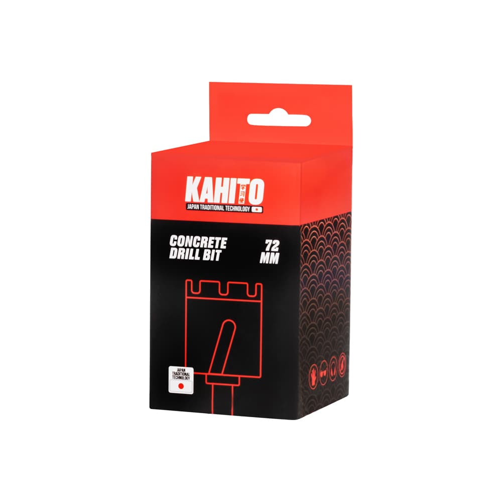 Коронка алмазная по бетону KATANA 72 мм, (M16/SDS) для подрозетников, арт.5836 - фото 4