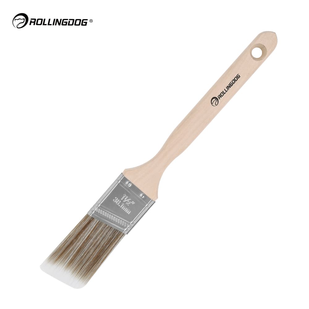 Кисть Rollingdog W1000 38мм, угловой срез, синтетика, серия Professional, арт.10192