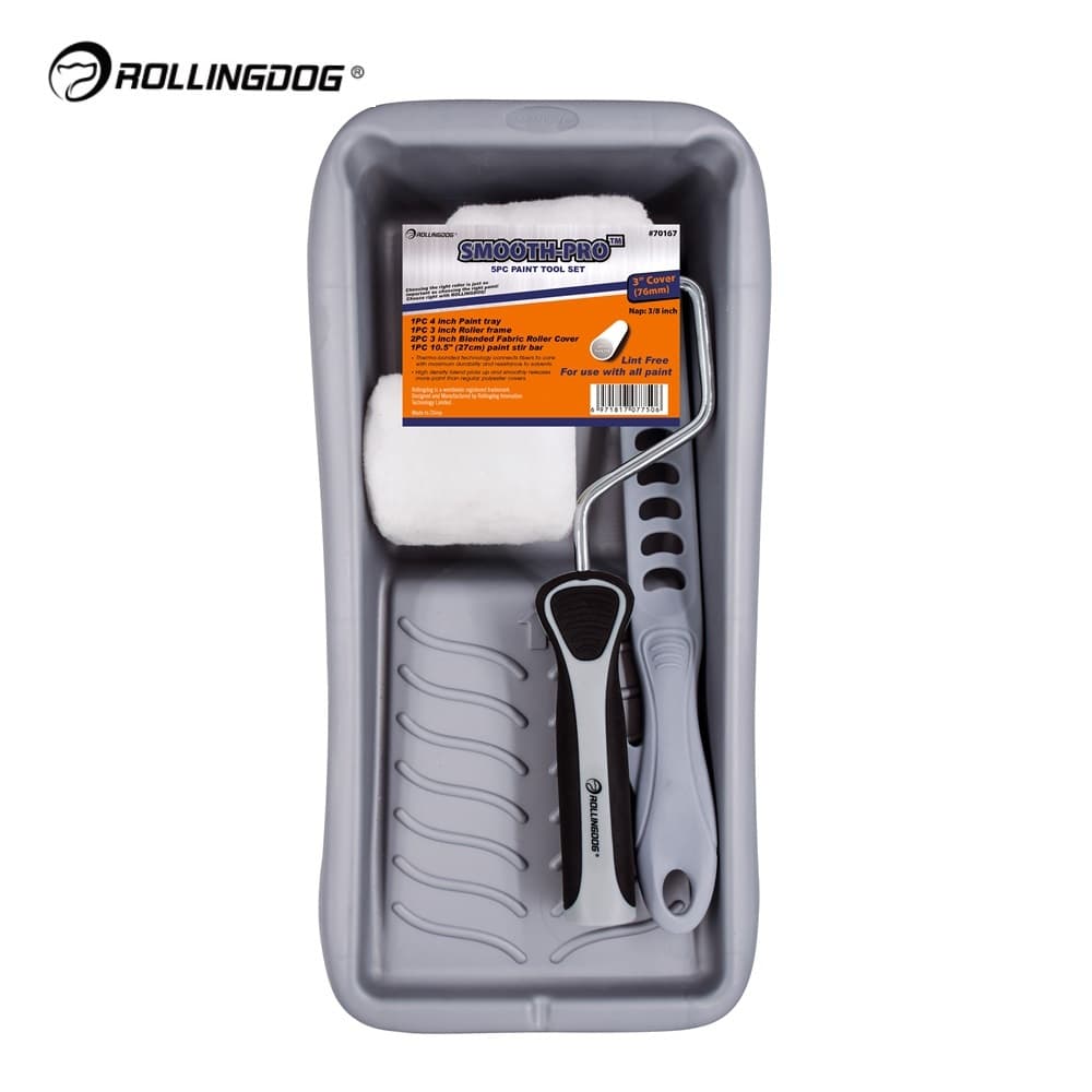 Набор малярный Rollingdog SMOOTH-PRO (5 предметов), серия Professional, арт.70167