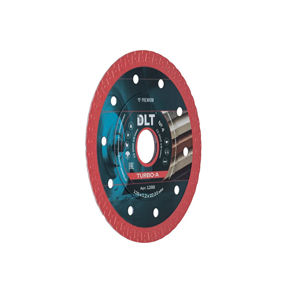 Алмазный диск DLT №4 (Turbo-А), 125х1,2мм, арт.1288 - фото 2