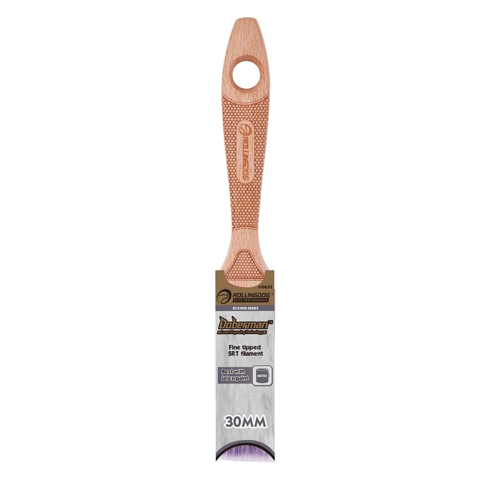 Кисть Rollingdog BTX1000 30мм, прямой срез, синтетика серия Elite, арт.10653 - фото 2