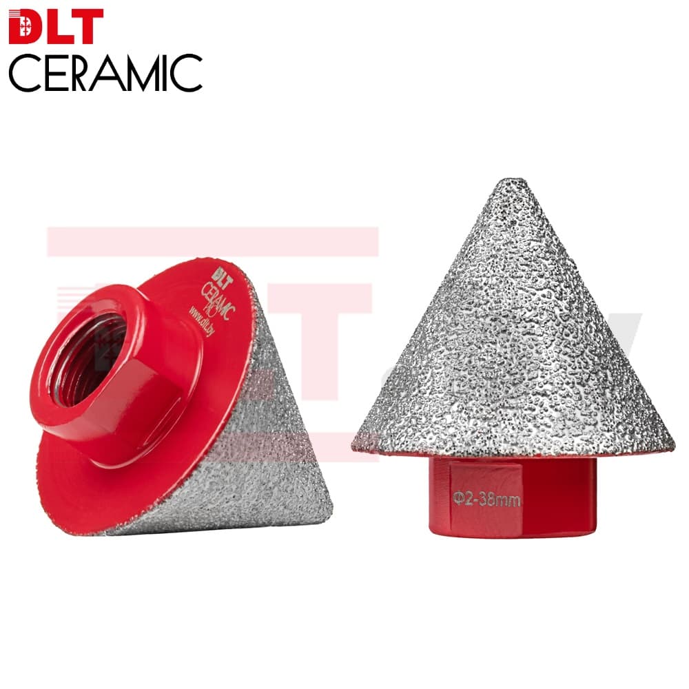 Алмазная конусная фреза DLT CERAMIC CONE PRO, 2-38мм, арт.0512