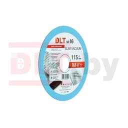 Универсальный шлифовально-отрезной алмазный диск DLT №16, SLIM VACUUM, 115мм, ТОЛЩИНА 1,6мм, арт. 4286 - фото 2